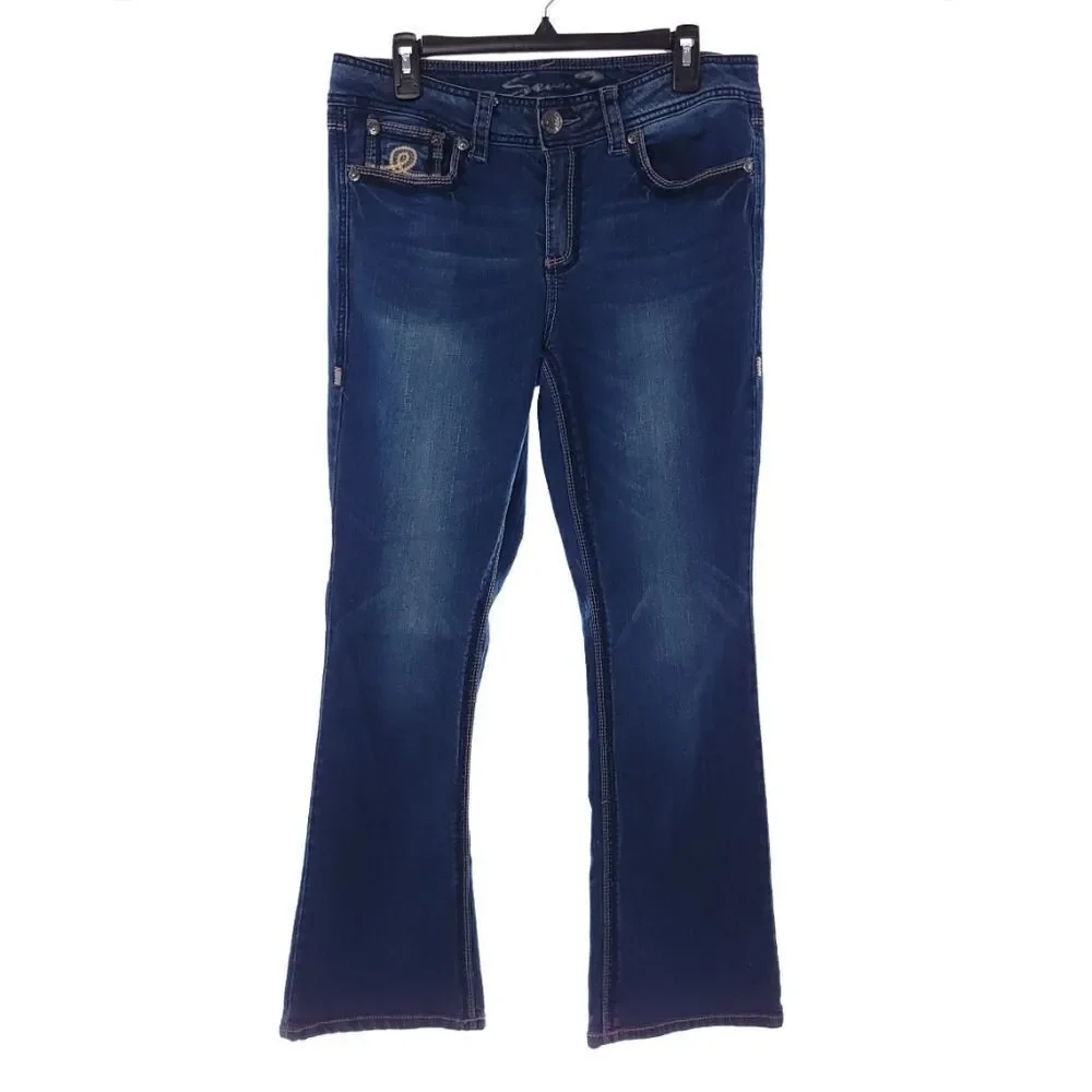 Seven7 Jeans Bootcut Women's Blue